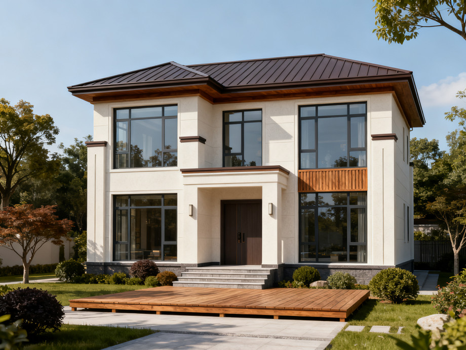 從毛坯地到夢想家 | 看江西客戶如何用漢良輕鋼別墅實現自建房夢想